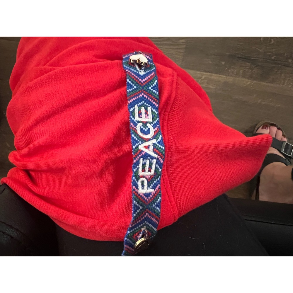 Big Feelings Red Cropped Hoodie Sweatshirt XXS Cute Graphic Top - Picture 4 of 4